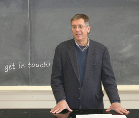 David Anderegg, PhD, teaching a Psychology class at Bennington College